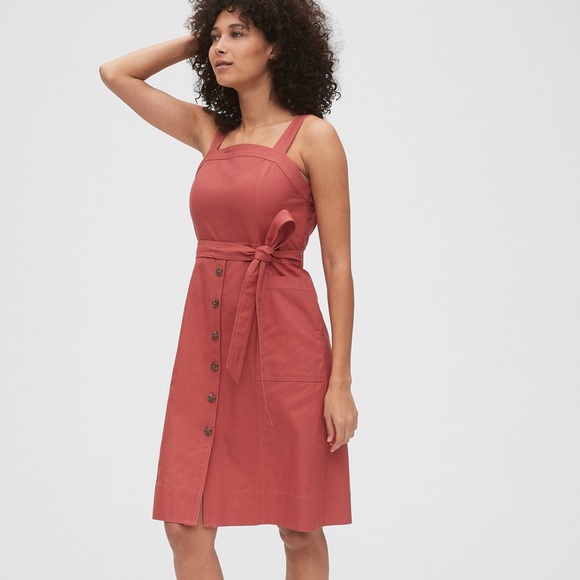 GAP Dresses & Skirts - Apron Dress Gap Size 6 Brand New Pink City No Tag
